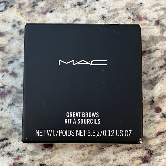 MAC Great Brows Kit Shade “Fling” Eyebrow Powder & Wax Palette 3.5g 0.12oz Black - Picture 1 of 5